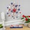 17.5&#x22; Red, White &#x26; Blue Starburst Americana Metal Wall Accent